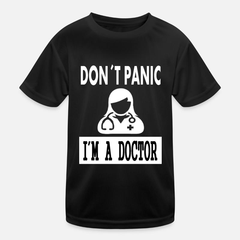 Keine Panik ich bin Doktor ich bin Arzt Geschenk Kinder Funktions-T-Shirt