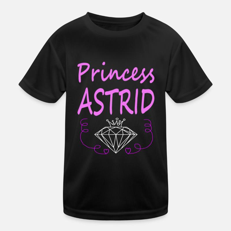 Ich heiße Astrid Prinzessin Astrid Geschenkidee Kinder Funktions-T-Shirt