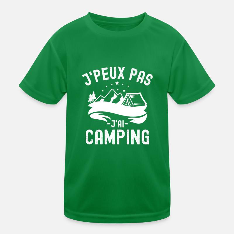 camper camping 2 T-shirt sport Enfant