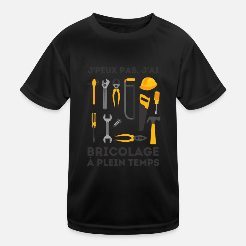 Bricoleur à plein temps T-shirt sport Enfant