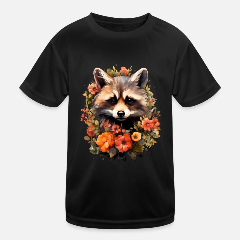 Raccoon Kids Functional T-Shirt