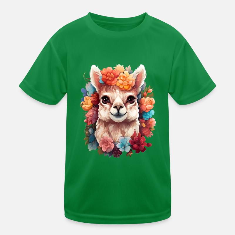 Alpaka Kinder Funktions-T-Shirt