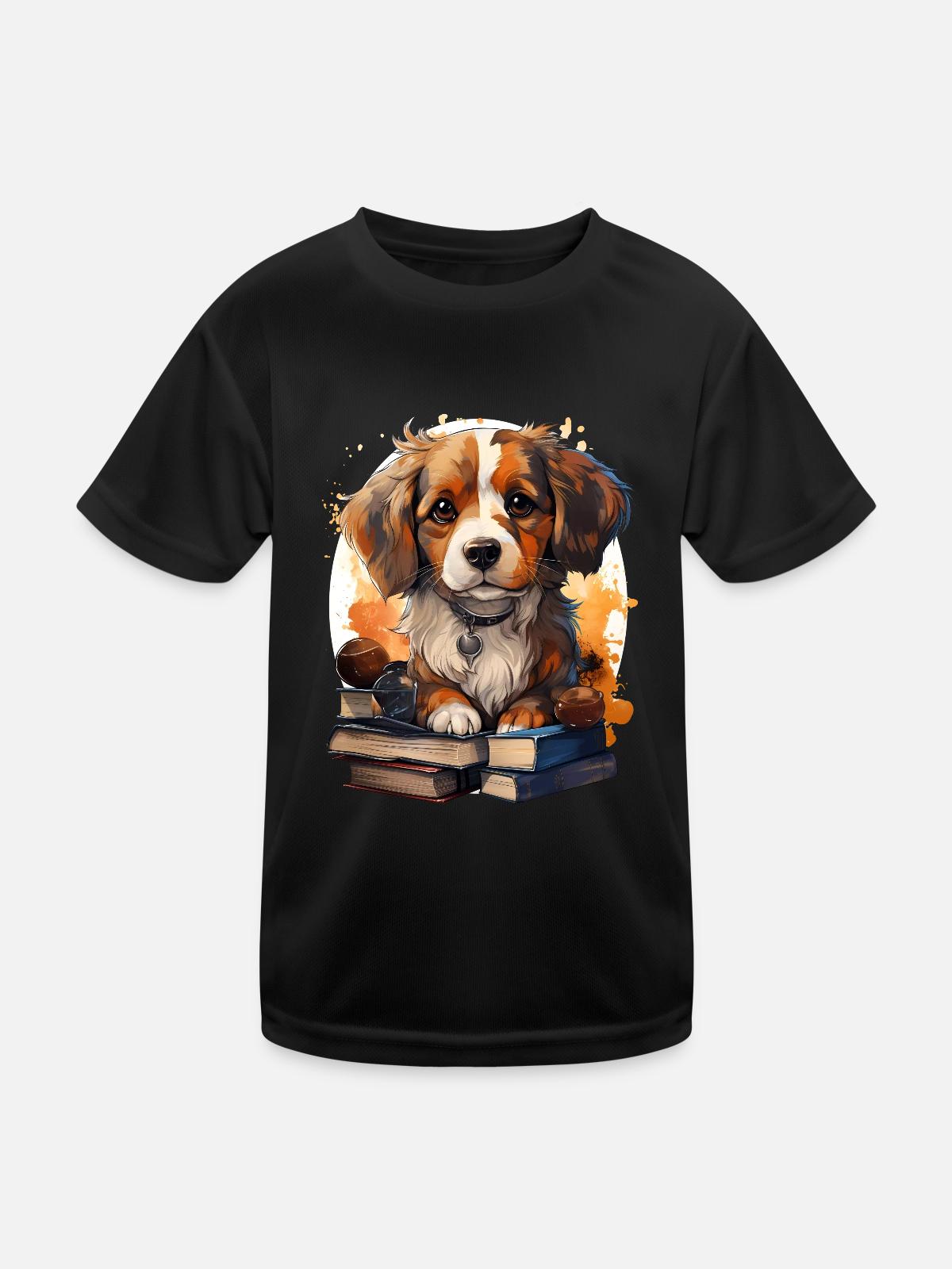 Beagle - Kids Functional T-Shirt - black - Front