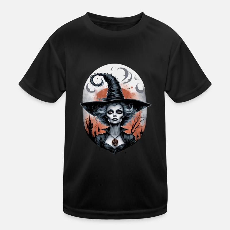 Classic Witch 10 Kids Functional T-Shirt