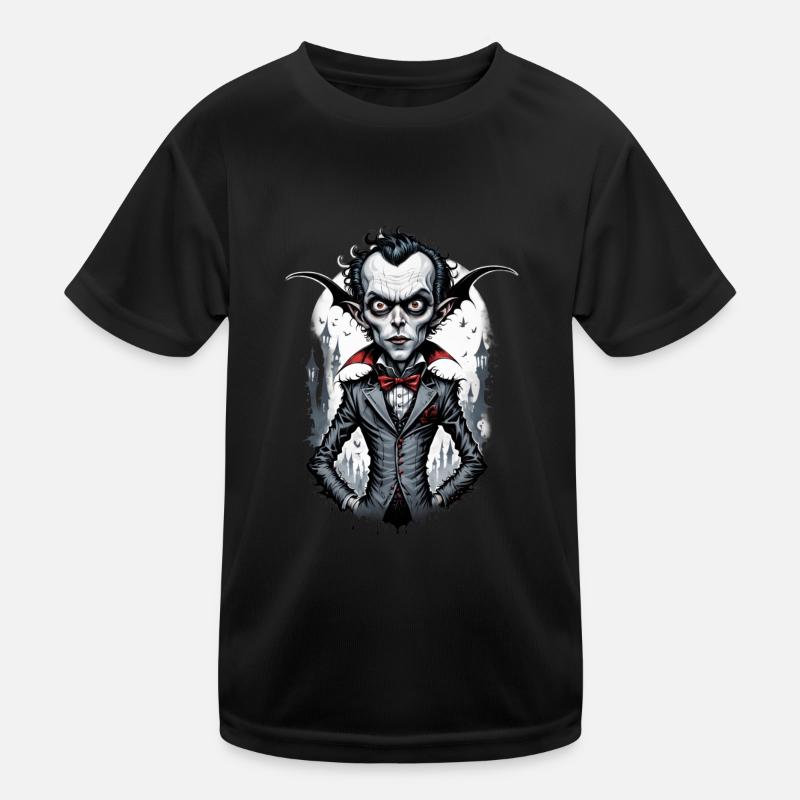 un vampire à grosse tête 1 T-shirt sport Enfant