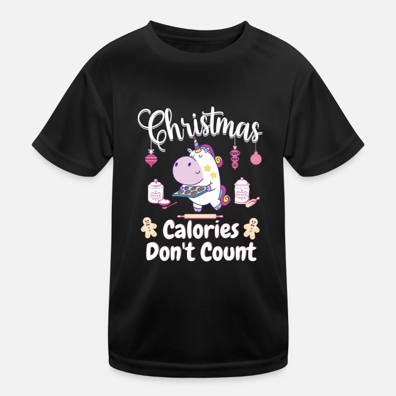 Süßes Christmas Unicorn Bakery Weihnachtsgeschenk Kinder Funktions-T-Shirt