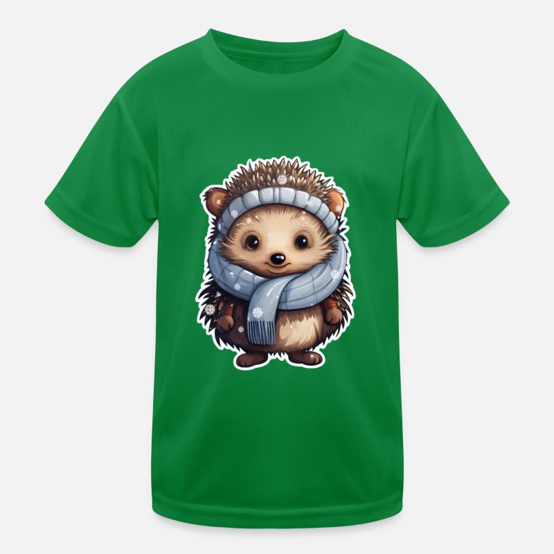 Hérisson d’hiver T-shirt sport Enfant