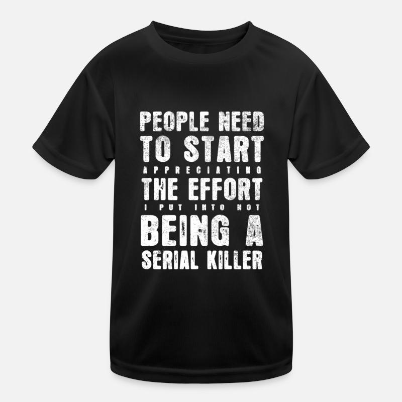 SERIAL KILLER Kids Functional T-Shirt