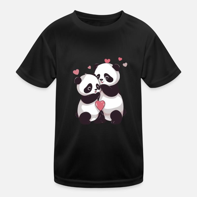 Je t’aime Panda T-shirt sport Enfant