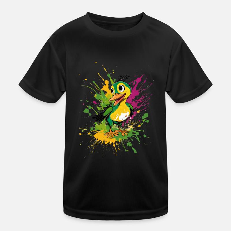 Fröhlichen Entlein Kinder Funktions-T-Shirt