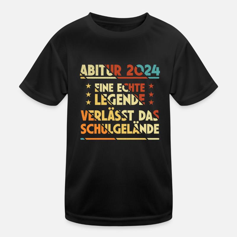Funny Abi 2024 Legend Teacher Student Prom Kids Functional T-Shirt