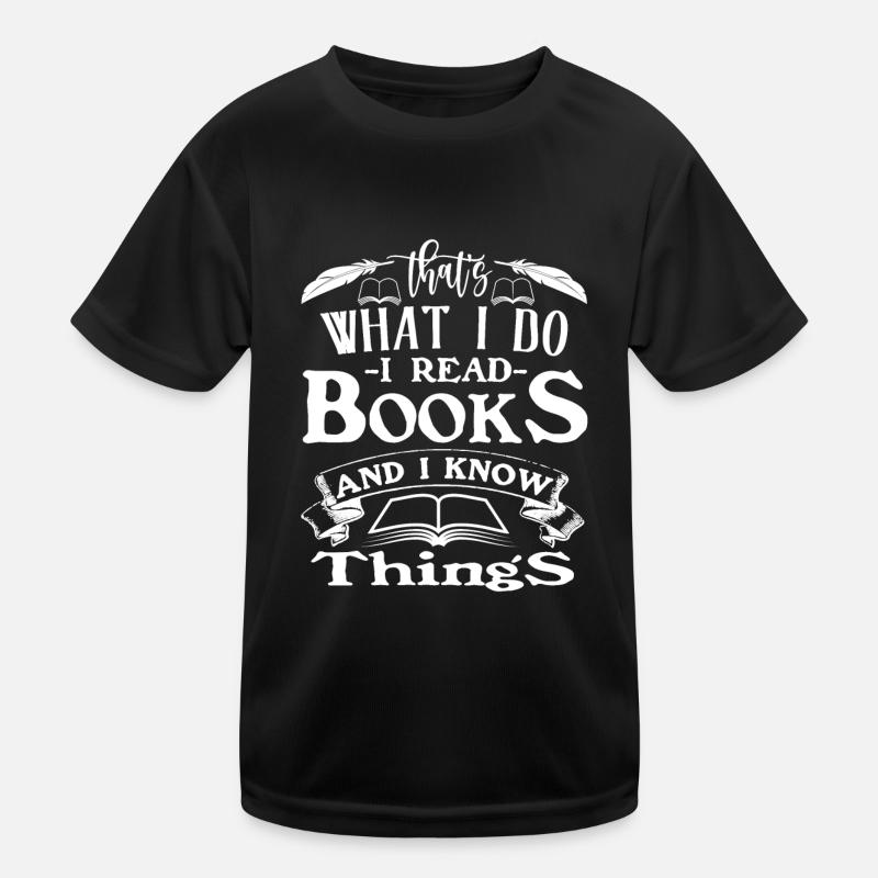reading read books Kids Functional T-Shirt