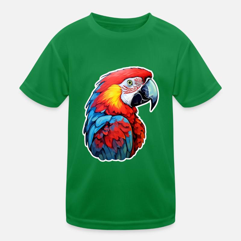 Perroquet T-shirt sport Enfant