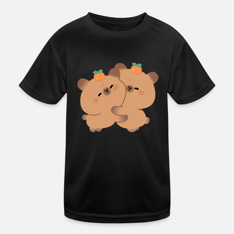Capybara Liebe Kinder Funktions-T-Shirt