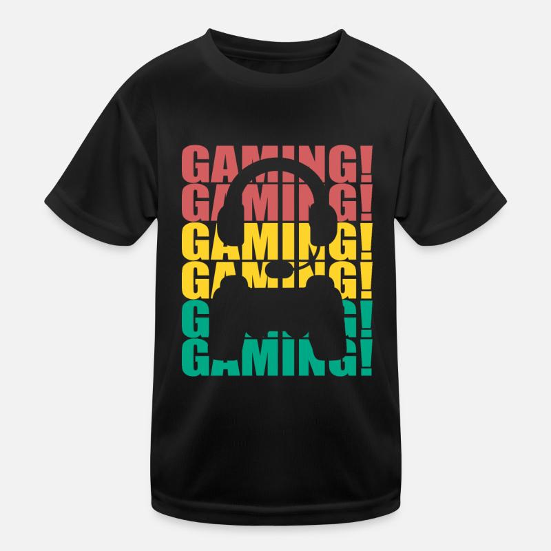 Gaming / Gamer - Headset and Controller Kinder Funktions-T-Shirt