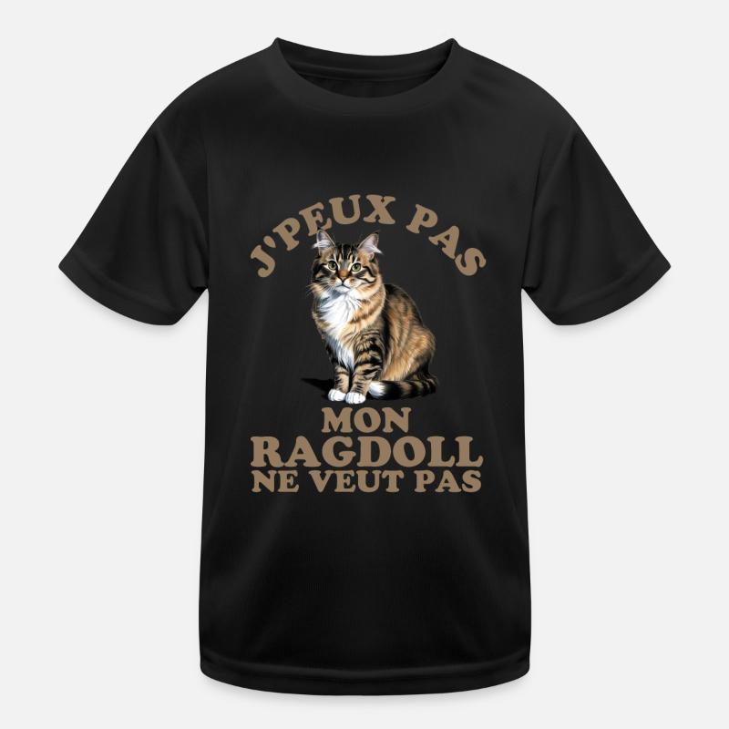 Mon Ragdoll ne veut pas T-shirt sport Enfant
