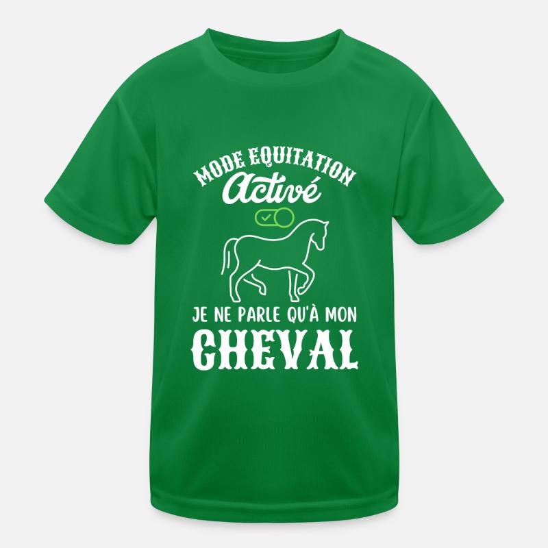 Mode équitation activée T-shirt sport Enfant