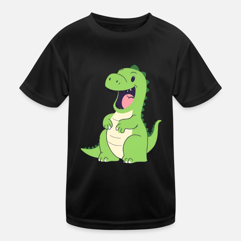 Funny Dear Laughing Dino Dinosaur T Rex Kids Functional T-Shirt