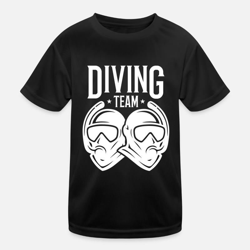 Diving Team Diving Kids Functional T-Shirt