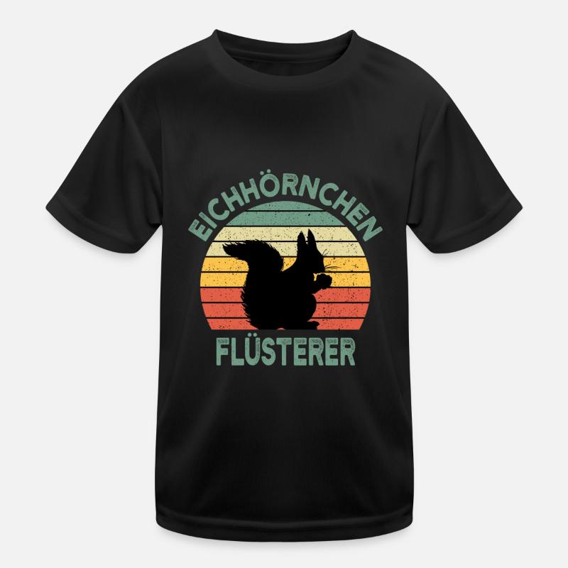 Eichhörnchen Kinder Funktions-T-Shirt