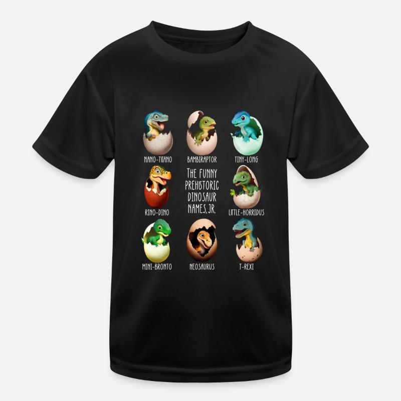 Baby Dinos im Ei Kinder Funktions-T-Shirt