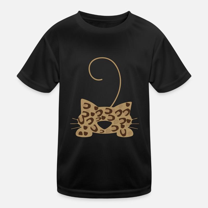 Leopard Maske, Leopard Maske Kinder Funktions-T-Shirt