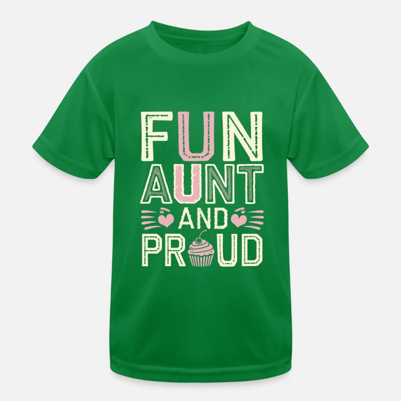 Aunt Kids Functional T-Shirt