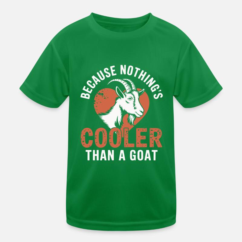 Ziege Kinder Funktions-T-Shirt