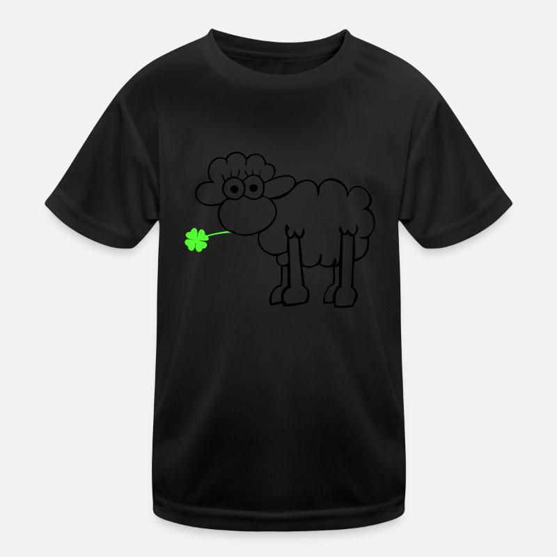 Les moutons avec du trèfle T-shirt sport Enfant