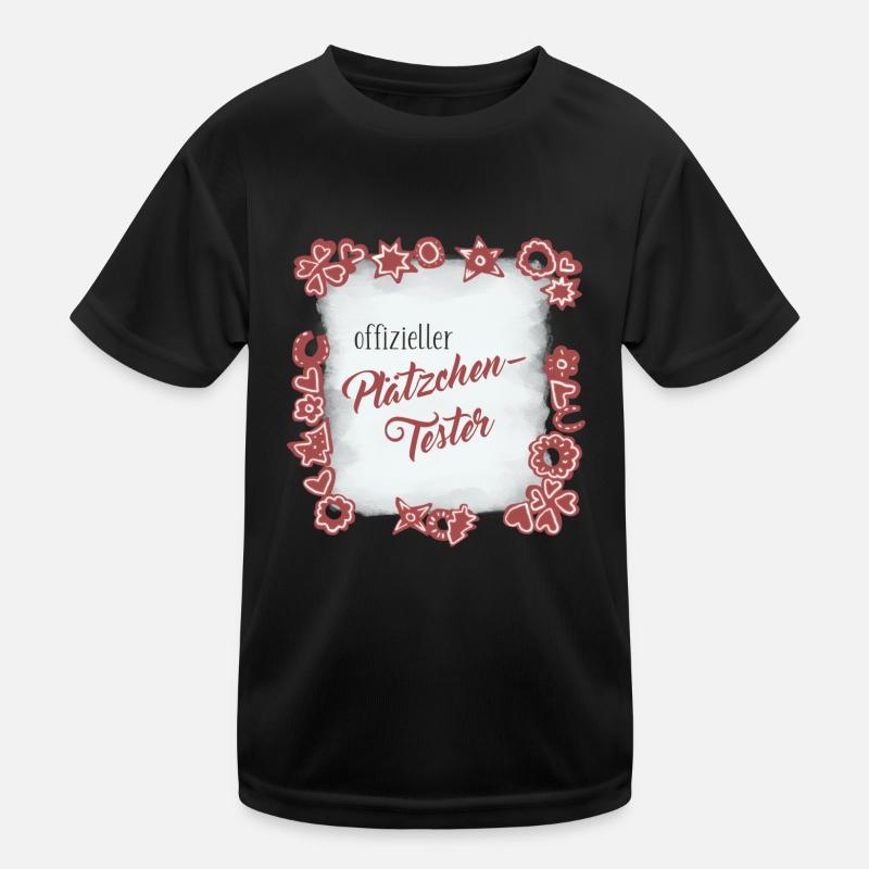 Offizieller Plätzchen Tester Kinder Funktions-T-Shirt