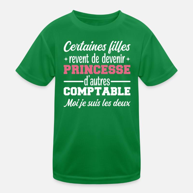 Princesse Comptable T-shirt sport Enfant