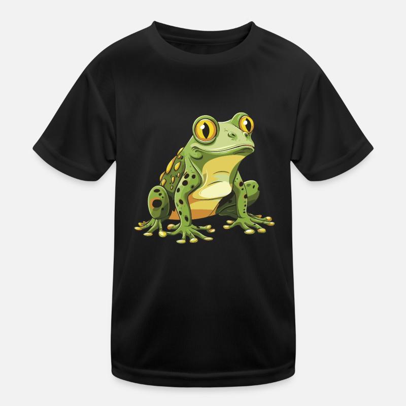 Frosch Tier Kinder Funktions-T-Shirt