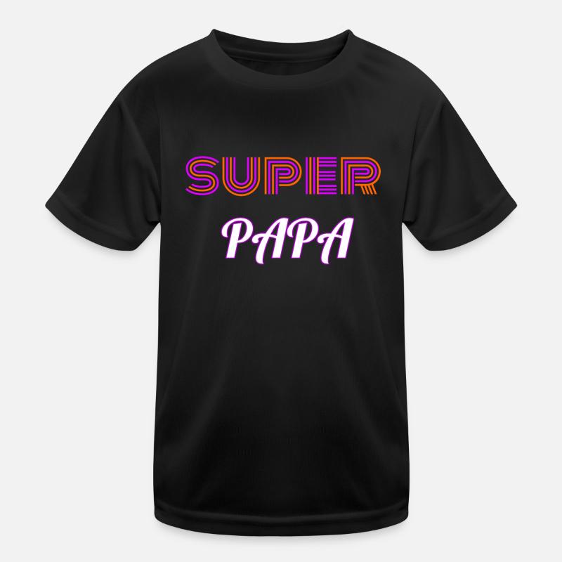 Super Dad Kids Functional T-Shirt
