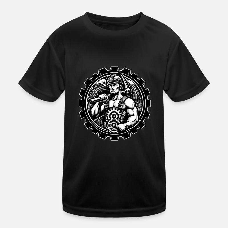Miner Logo Kids Functional T-Shirt