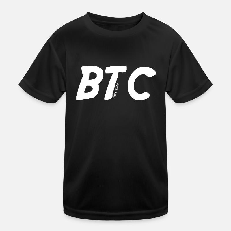 Bitcoin BTC Kinder Funktions-T-Shirt