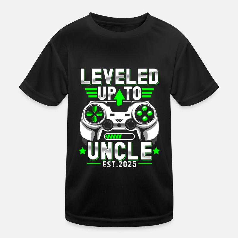 Gik op til onkel 2025 Funktionsshirt til børn