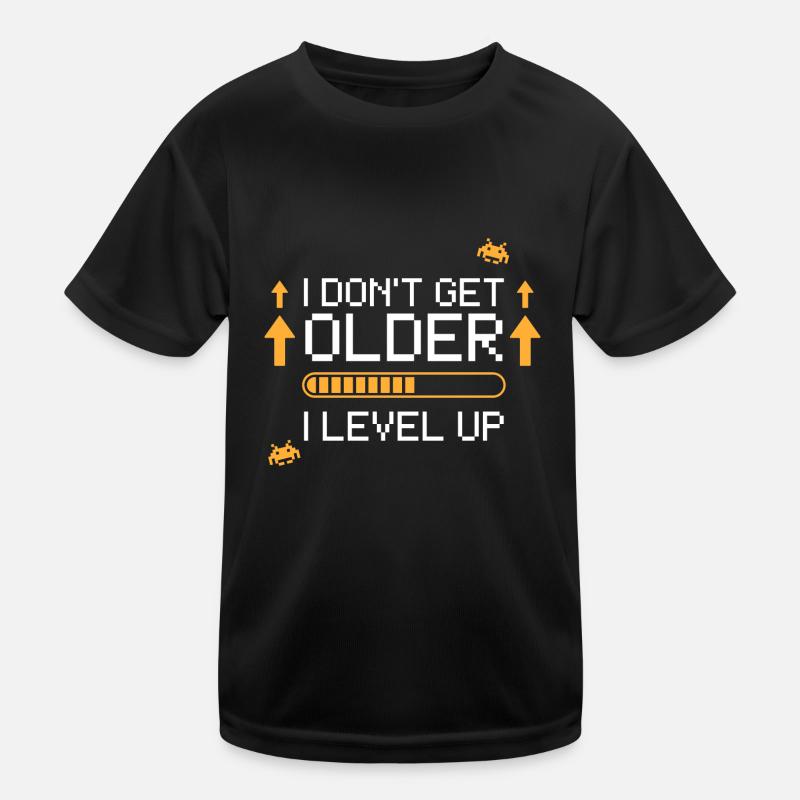 Gaming Level Up Geburtstag Geschenk Kinder Funktions-T-Shirt