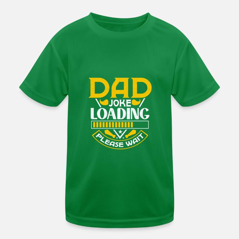 Papa Witz loading Sei Papas Shirt Geschenkidee Kinder Funktions-T-Shirt