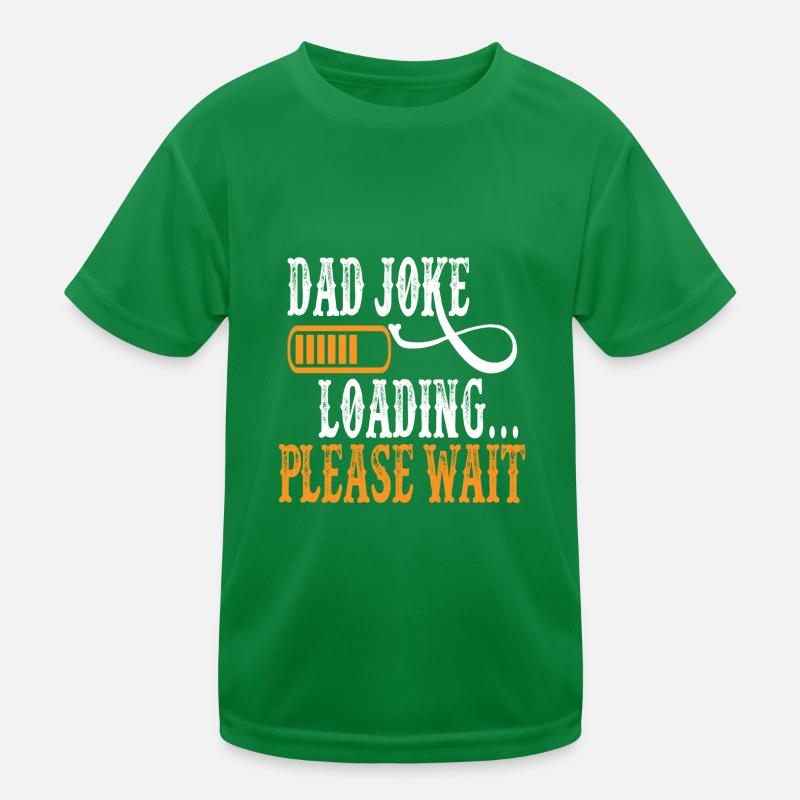 Papa Witz loading Sei Papas Shirt Geschenkidee Kinder Funktions-T-Shirt