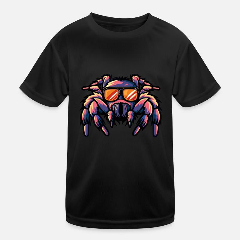 Spinne Tarantula Cool Tier Kinder Funktions-T-Shirt