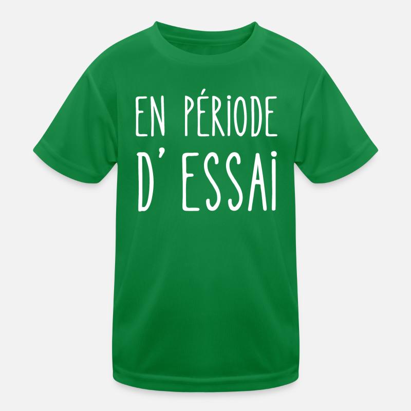 en période d'essai T-shirt sport Enfant