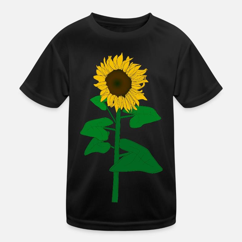 Sunflower in all its glory Kids Functional T-Shirt