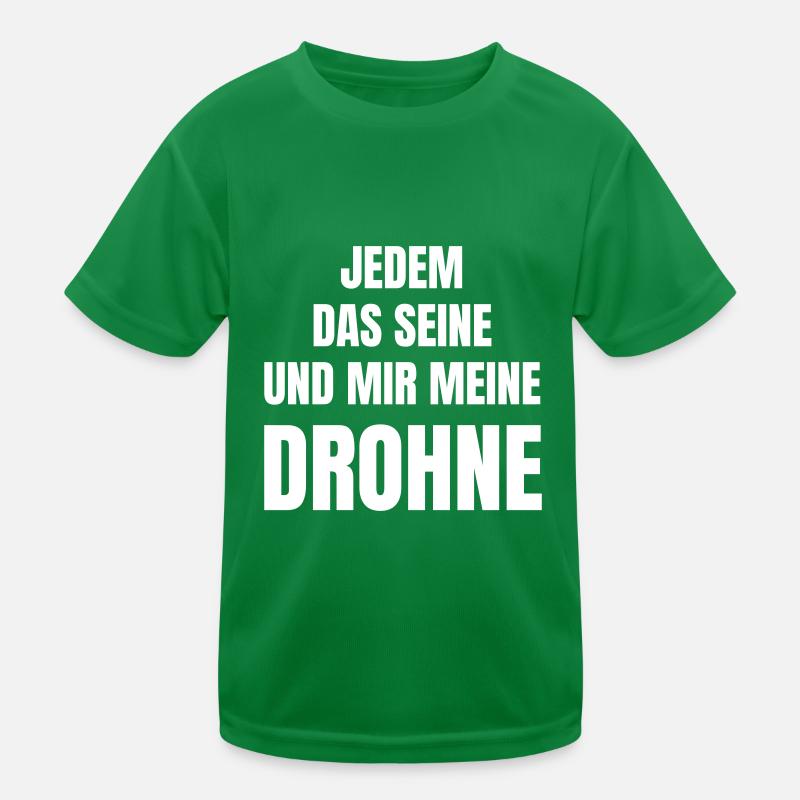 Drohne als Hobby oder Beruf. Kinder Funktions-T-Shirt