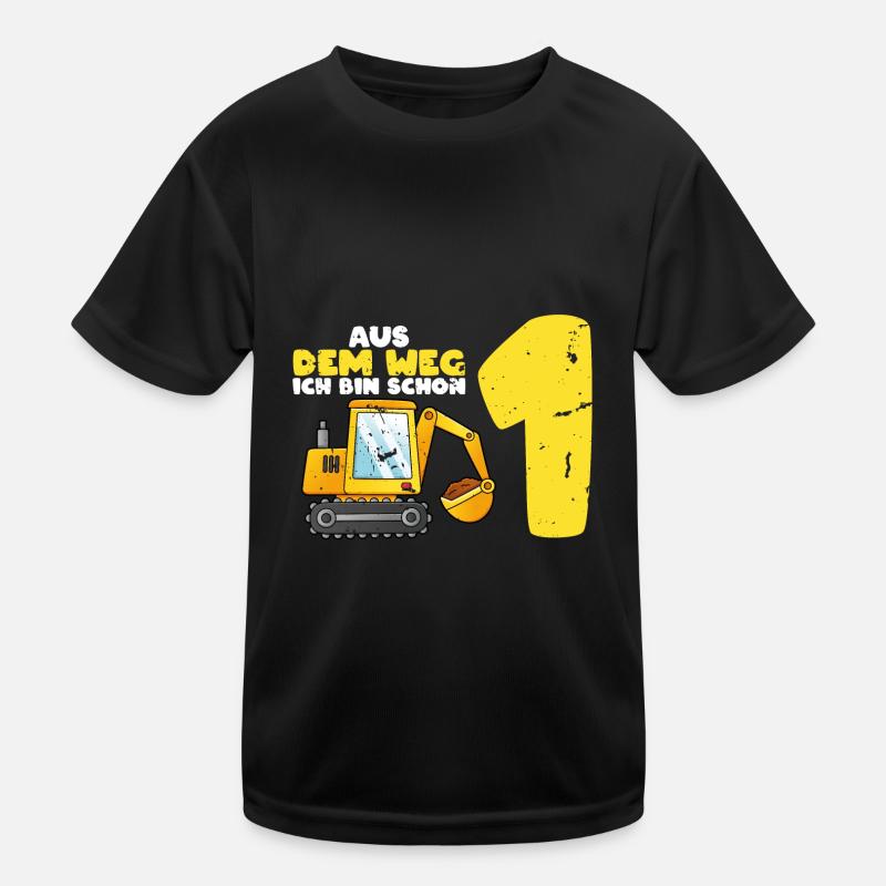 Aus dem Weg ich bin schon 1, Geschenkidee Vintage Kinder Funktions-T-Shirt