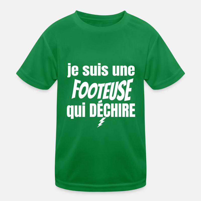 footeuse qui déchire T-shirt sport Enfant