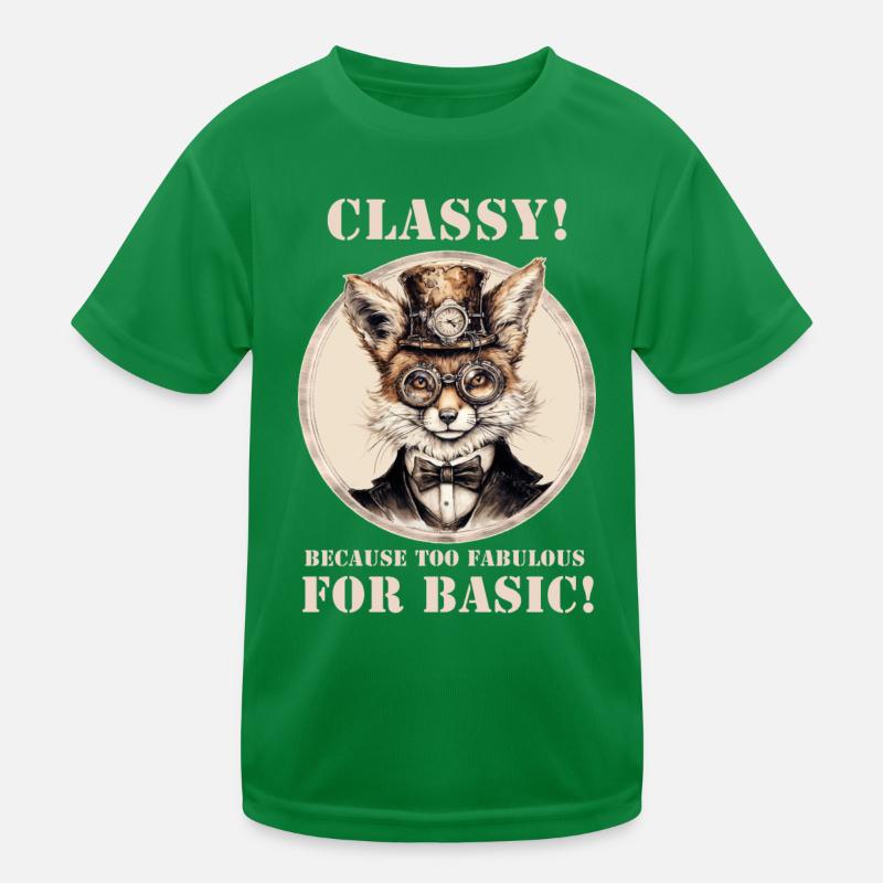 Renard steampunk T-shirt sport Enfant