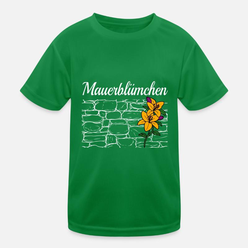 Mauerblümchen; Mauerblume Kinder Funktions-T-Shirt