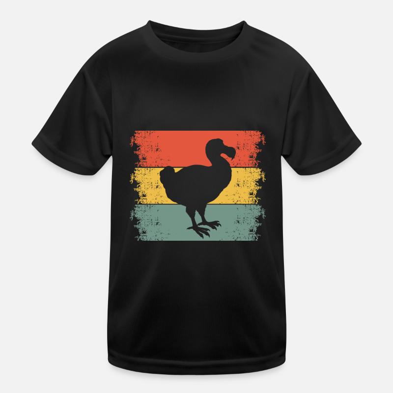 Dodo Vintage Retro Kinder Funktions-T-Shirt