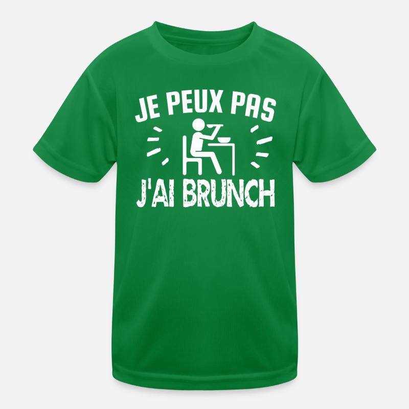 je peux pas j'ai brunch T-shirt sport Enfant