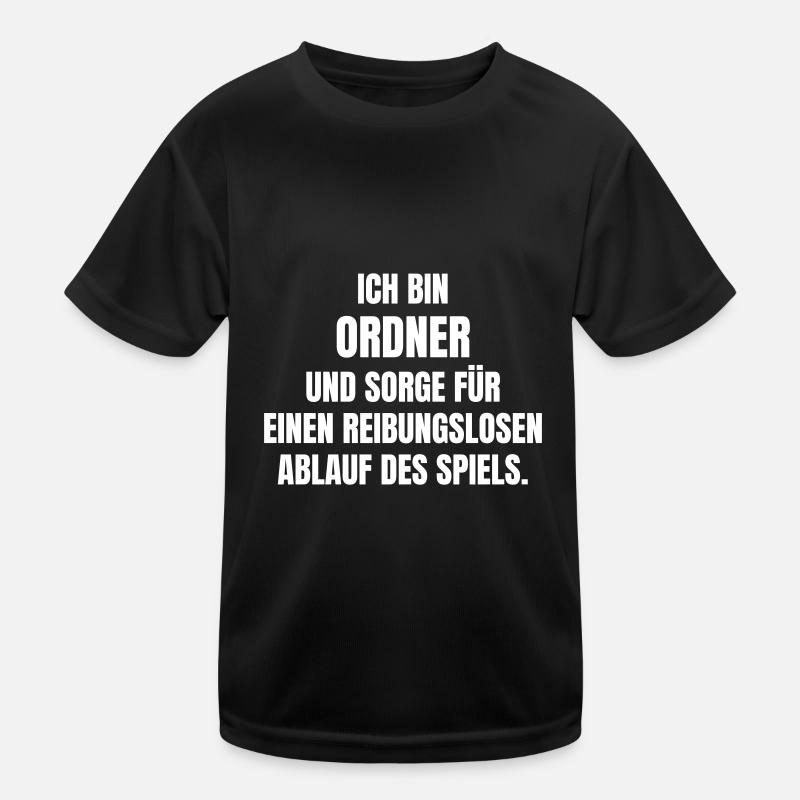 Ich bin Ordner. Kinder Funktions-T-Shirt
